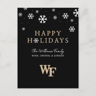 Cartes Pour Fêtes Annuelles Université Wake Forest   WF