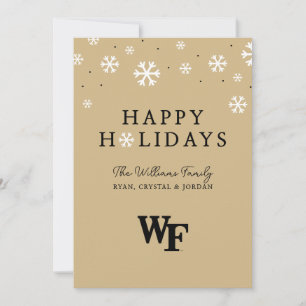 Cartes Pour Fêtes Annuelles Université Wake Forest   WF