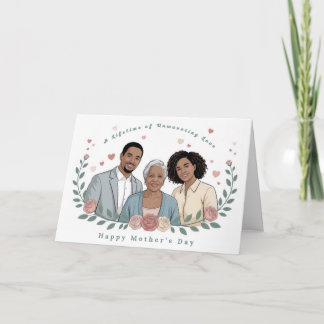Cartes Pour Fêtes Annuelles Unwavering Love Mother's Day Card