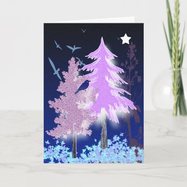 Cartes Pour Fêtes Annuelles Vacances (Devant)