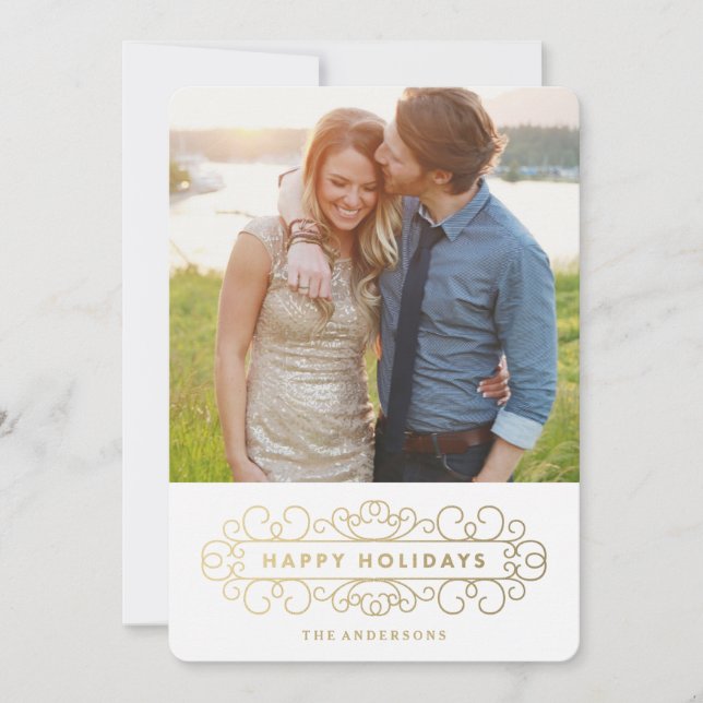 Cartes Pour Fêtes Annuelles Vacances (Devant)