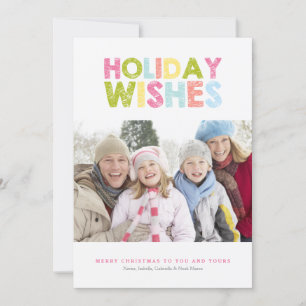 Cartes Pour Fêtes Annuelles VACANCES   Chalk coloré
