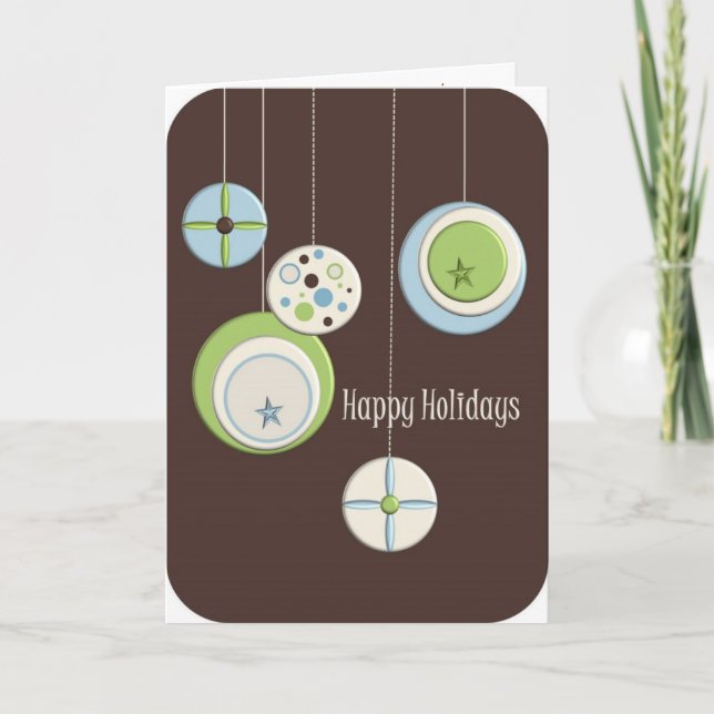 Cartes Pour Fêtes Annuelles vacances chocolat (Devant)