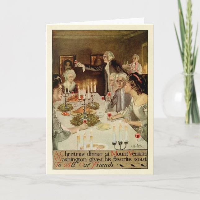 Cartes Pour Fêtes Annuelles Vacances coloniales par Walter Tittle (Devant)