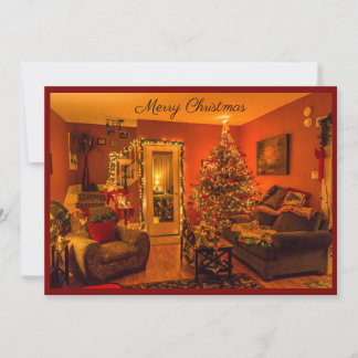 Cartes Pour Fêtes Annuelles Vacances Cozy