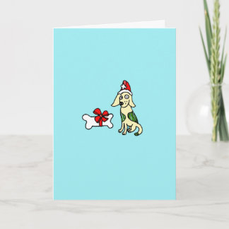 Cartes Pour Fêtes Annuelles Vacances de chien