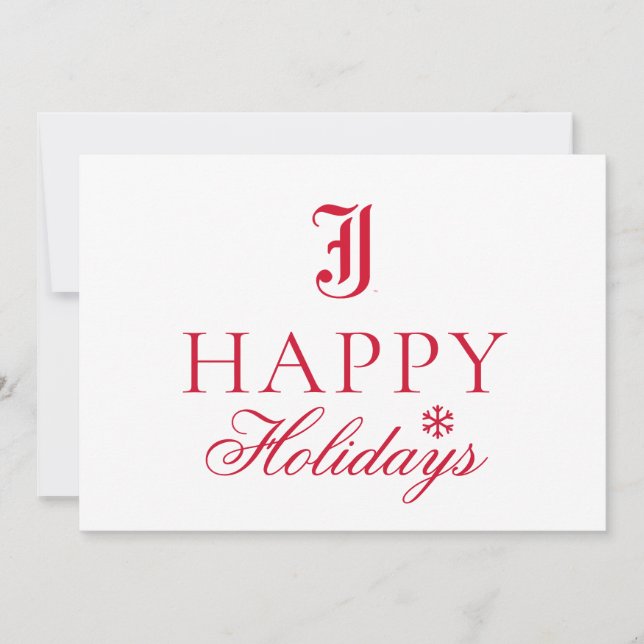 Cartes Pour Fêtes Annuelles Vacances de l'Université d'État de Jacksonville (Devant)
