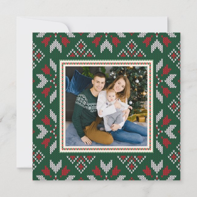 Cartes Pour Fêtes Annuelles Vacances de Noël affreuses (Devant)