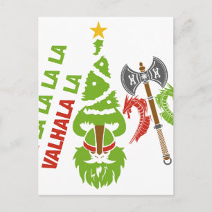 Cartes Pour Fêtes Annuelles Vacances de Noël de Viking le Valhöll