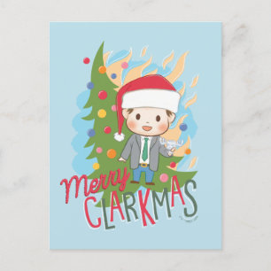 Cartes Pour Fêtes Annuelles Vacances de Noël Merry Clarkmas
