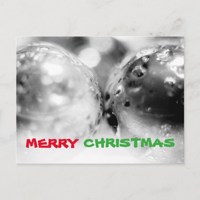 Cartes Pour Fêtes Annuelles Vacances de Noël modernes (Devant)