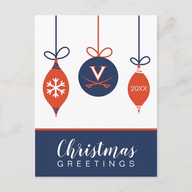 Cartes Pour Fêtes Annuelles Vacances des cavaliers | de la Virginie (Devant)
