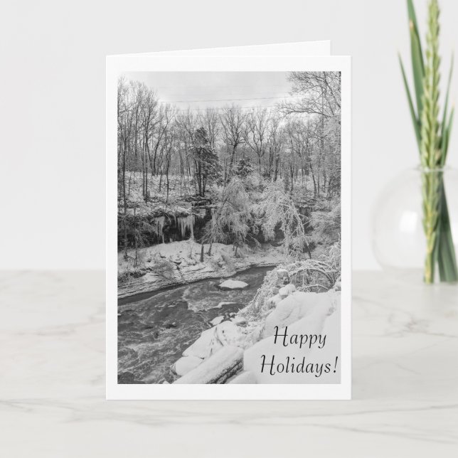 Cartes Pour Fêtes Annuelles Vacances d'hiver (Devant)