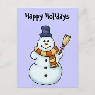 Cartes Pour Fêtes Annuelles vacances d'hiver en motoneige