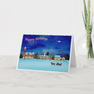 Cartes Pour Fêtes Annuelles Vacances en Nouvelle-Angleterre