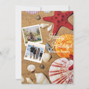 Cartes Pour Fêtes Annuelles Vacances estivales côtières maritimes tropicales