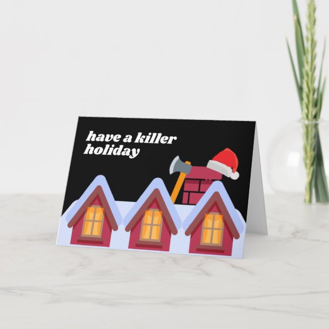 Cartes Pour Fêtes Annuelles Vacances meurtrières de la HNAC (Devant)
