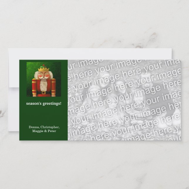 Cartes Pour Fêtes Annuelles Vacances Nutcracker (Devant)