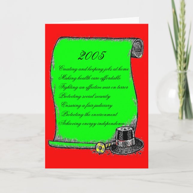 Cartes Pour Fêtes Annuelles Vacances Plate-forme DNC (Devant)