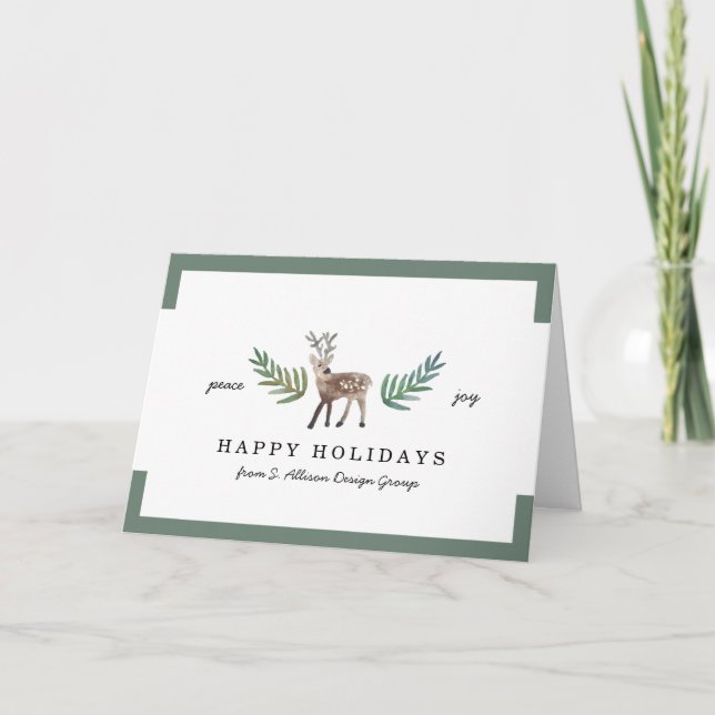 Cartes Pour Fêtes Annuelles Vacances professionnelles adorées (Devant)