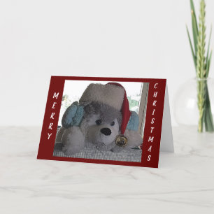 CARTES POUR FÊTES ANNUELLES ***VACANCES PUP*** DIT SOUHAITS SPÉCIAUX DE NOËL