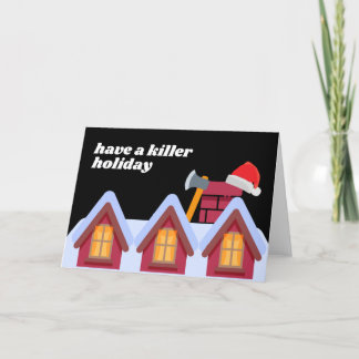 Cartes Pour Fêtes Annuelles Vacances tueuses de HNAC