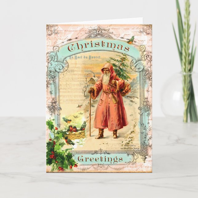 Cartes Pour Fêtes Annuelles Vacances victoriennes (Devant)