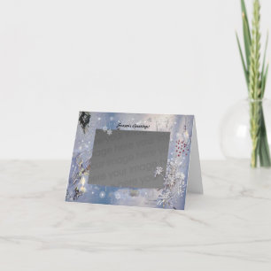 Cartes Pour Fêtes Annuelles Vacances Winterscape 2