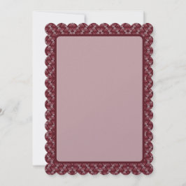 Cartes Pour Fêtes Annuelles Vague rouge rose