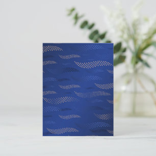 Cartes Pour Fêtes Annuelles Vagues Tigre (motif stylisé) 2