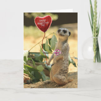 Cartes Pour Fêtes Annuelles Valantine Meerkat 2
