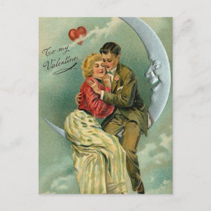 Cartes Pour Fêtes Annuelles Valentin romantique vintage (5)