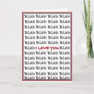 Cartes Pour Fêtes Annuelles Valentine Bla Bla