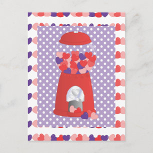 Cartes Pour Fêtes Annuelles Valentine Bubblegum