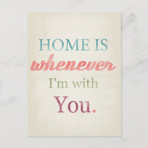 Cartes Pour Fêtes Annuelles Valentine Card, Love Quote, rétro