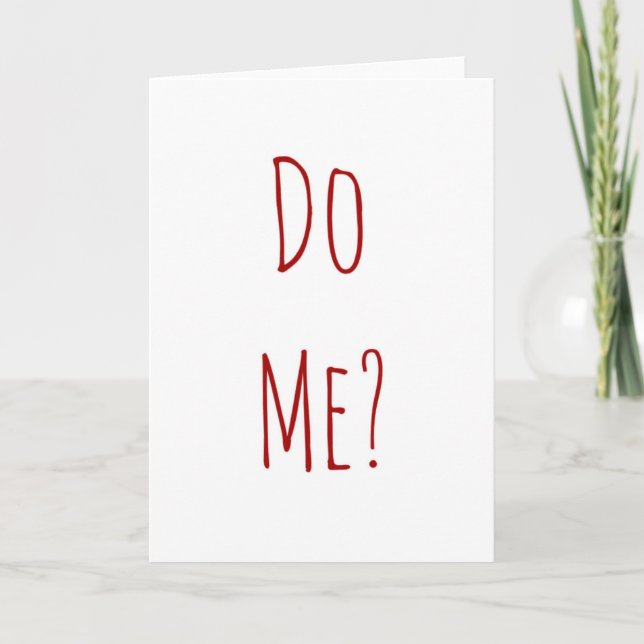 Cartes Pour Fêtes Annuelles Valentine, c'est moi ? (Devant)