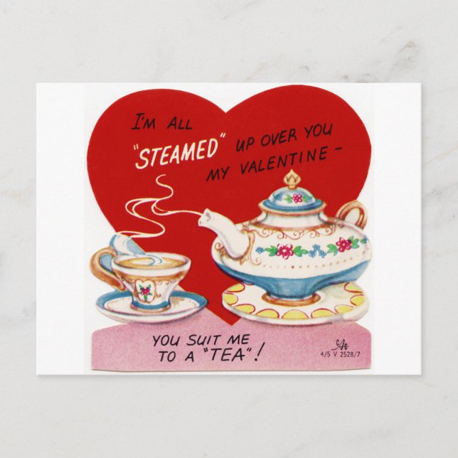 Cartes Pour Fêtes Annuelles Valentine chaud et humide (Devant)