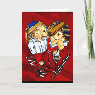 Cartes Pour Fêtes Annuelles Valentine Cocker Spaniel