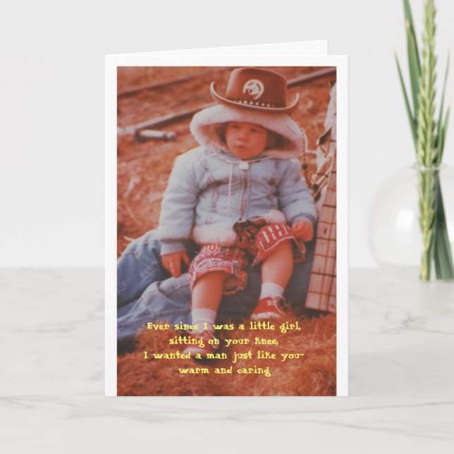 Cartes Pour Fêtes Annuelles Valentine - Depuis que j'étais petite fille, assis (Devant)