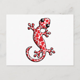 Cartes Pour Fêtes Annuelles Valentine Gecko Lizards