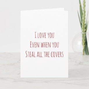Cartes Pour Fêtes Annuelles Valentine Je t'aime même quand