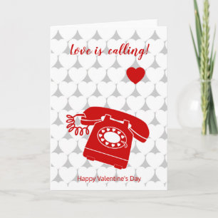 Cartes Pour Fêtes Annuelles Valentine, l'amour appelle