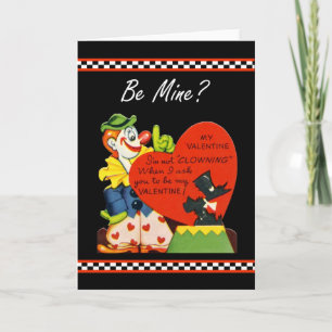 Cartes Pour Fêtes Annuelles Valentine pas clown autour Scottish Terrier