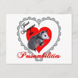 Cartes Pour Fêtes Annuelles Valentine Possum