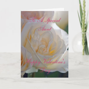 Cartes Pour Fêtes Annuelles Valentine pour tante Card