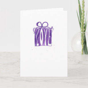 Cartes Pour Fêtes Annuelles valentine pourpre de cadeau