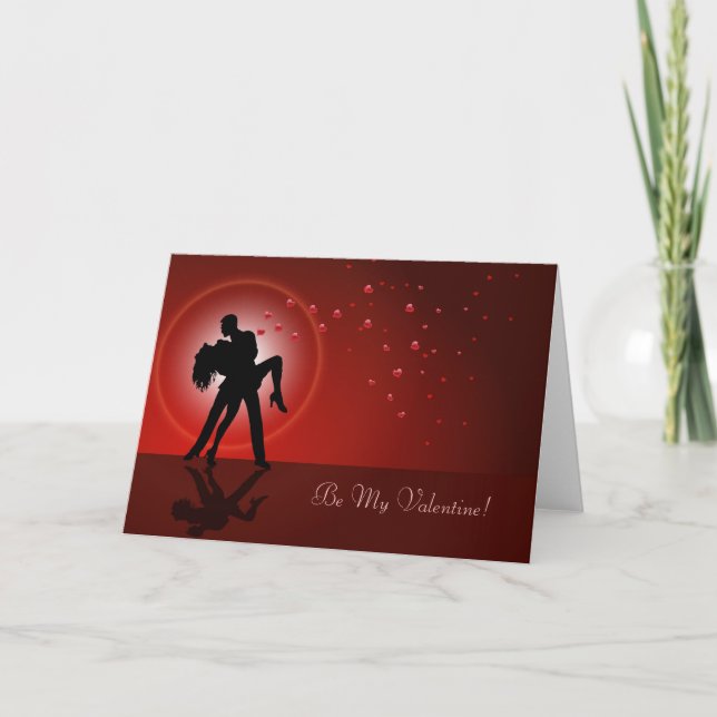 Cartes Pour Fêtes Annuelles Valentine Romance (Devant)