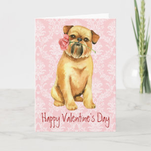 Cartes Pour Fêtes Annuelles Valentine Rose Bruxelles Griffon