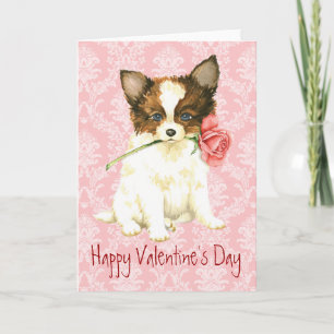 Cartes Pour Fêtes Annuelles Valentine Rose Papillon