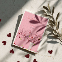 Valentine’s Day Party – Heart Branch on Pink